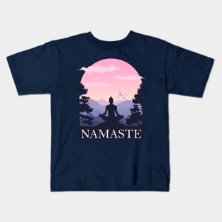 NAMASTE (Lotus) Kids T-Shirt